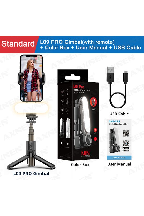 Choice-Gimbal Stabilizer for Smartphone, Portable Selfie Stick with Remote Control Tripod for iPhone And... 1