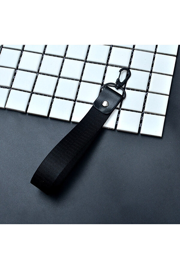 Choice Solid Colors Ribbon Keychain Key Chain Lanyard For Phone Case