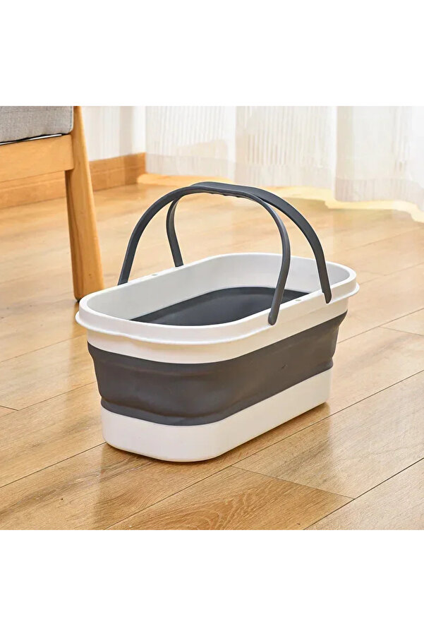 Choice Portable Mop Bucket Foldable Laundry Basket With Wheel Folding