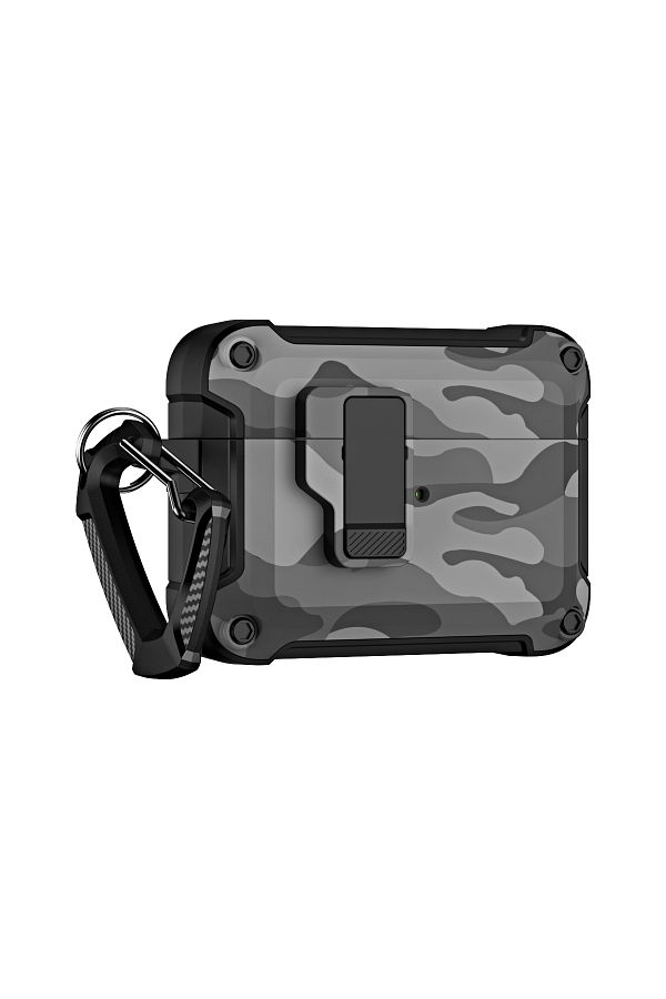 Choice-For Airpods Pro 2nd Camouflage Grey For New Airpods Pro 2 2022 Case Secure Lock Camouflage Gray Armo 1