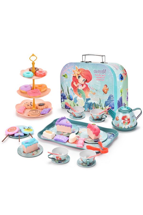 Tinplate tea set new arrivals