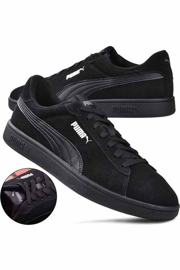 Puma black casual shoes store