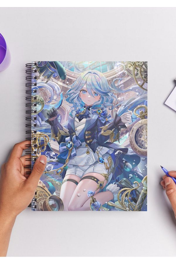 Home-Genshin Furina Spiral Notebook A5 (50 Sheets) 1