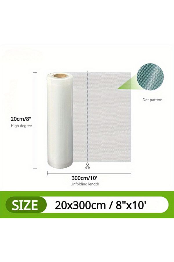 Choice-Non-BPA Vacuum Seal Rolls, Vac Seal Bags for Food Storage, Meal Saver Freezer Vacuum Sealer Bags,... 1