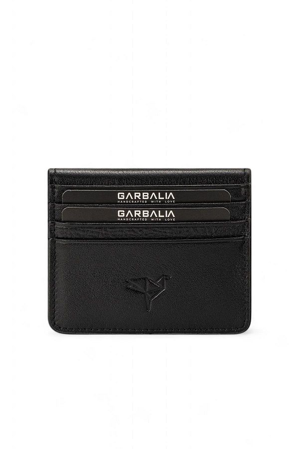 Garbalia-Argenta Genuine Leather Card Holder-Black 1
