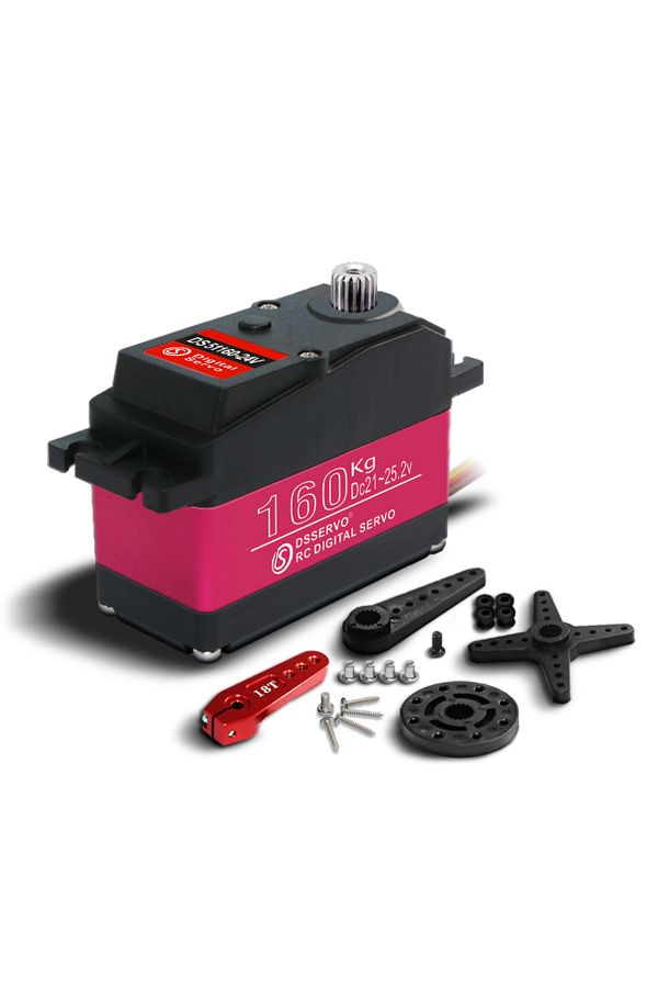 Choice-1X 24V servo 160Kg baja 5B 1/5 DS51160 High Torque Digital Servo for Redcat HPI Baja 5B SS RC ser... 1