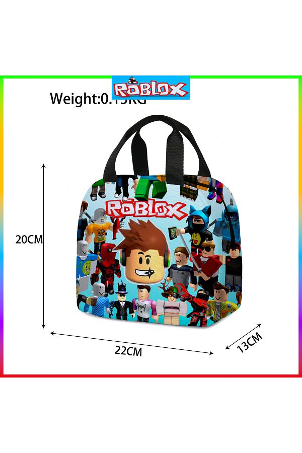 Choice Roblox Lunch Bag School Students Lunch Box Bag Pencil case Primary and Middle School Students Sch. Trendyol