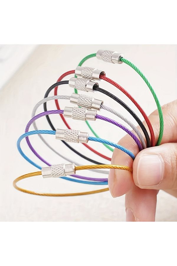 Wire rope keychain cheap