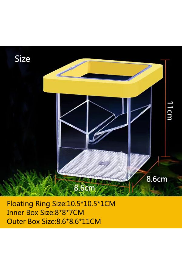 Choice-1set Acrylic Floating Fish Breeding Isolation Box Aquarium Breeder Feeder Fish Tank Hatching Incubat 1