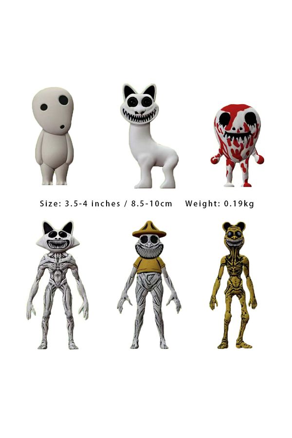 Choice-6/8pcs Zoonomaly Action Figures Zoonomaly Horror Game Figuras Models Decorative Toys Zoonomaly Gu... 1