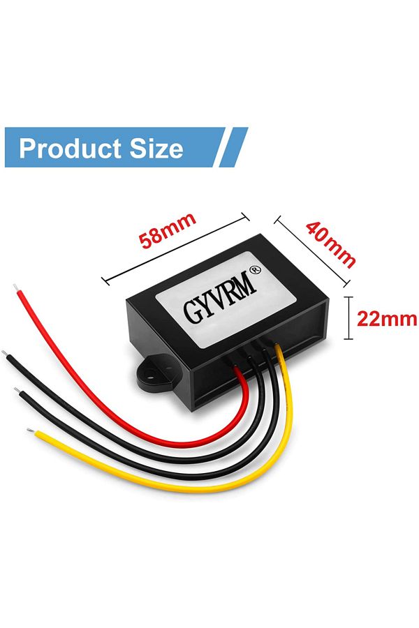 Choice-GYVRM 12V to 13.8V 14V DC DC Step Up 1A 2A 3A 4A 5A Non Isolated Boost Power Converter 12 Volts t... 1
