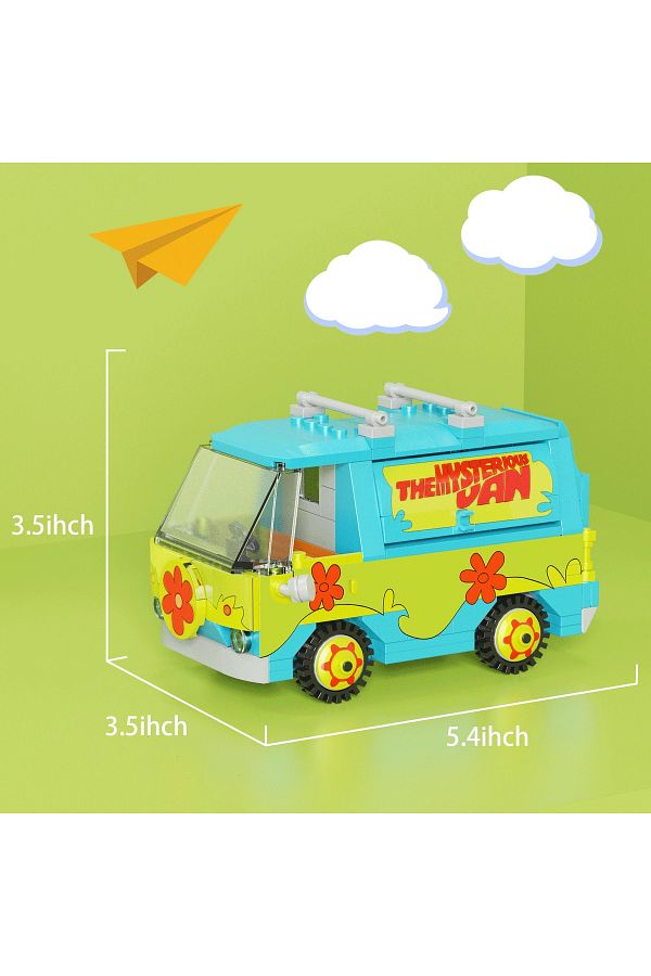 BuildMoc-Scooed Dooed Mysteryed Machine Building Blocks Kit 320pcs Panel Van Cartoon Vehicle  Bri... 1