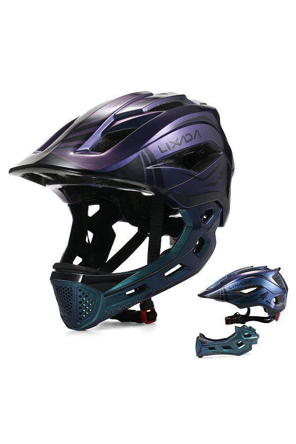 Choice Lixada Kids Full Face Helmet Detachable Children Sports Safety Bike Helmet Protective Gear for Cy. Trendyol