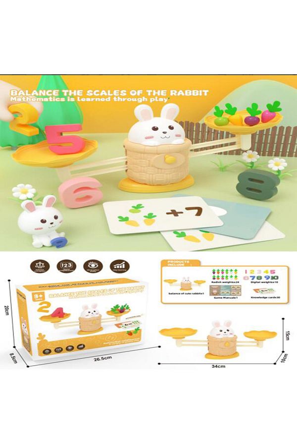 DUTRIEUX-Toddler Montessori Math Toy Radish Harvest Memory Game Number Sense Scale Learning Counting Early... 1
