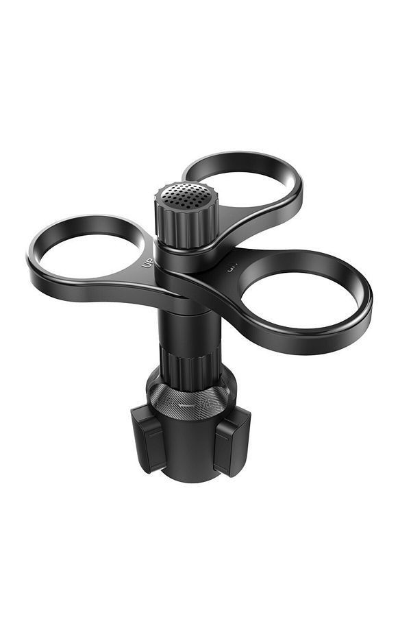 Choice-Black 3 In 1 Car Cup Holder Expander Adapter 360 Rotating Insert Drinks Support Adjustable Base Car 1