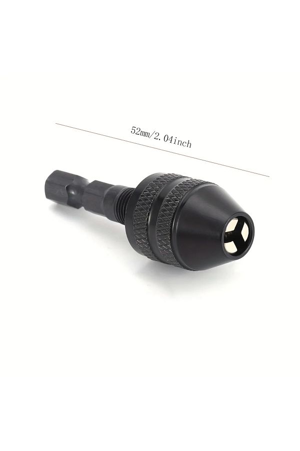 Noreter-1pc Keyless Drill Chuck Screwdriver Impact Driver Adaptor 1/4 '' Hex Shank Drill Bit Tool Convert... 1