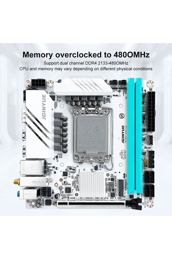 Choice JGINYUE B760i Motherboard LGA 1700 Support Intel Core 12th 13th DDR4 3200mhz RAM Latest mini itx Trendyol