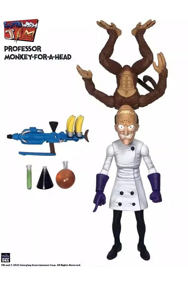 Choice-Pdna 1/12 Earthworm Jim Figure Psy Crow Bob The Killer Professor Monkey For A Head Game Action Fi... 1