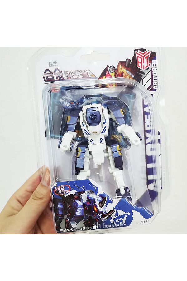 Choice-Steel armored beast rhino bison combination golden eagle gorilla full set of four-in-one robot de... 1