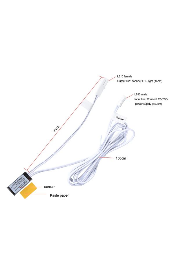 GGBEE-12V/24V IR Door Sensor Gated Occlusion Switch Infrared Proximity Switch Detector 5A Auto ON/OFF I... 1
