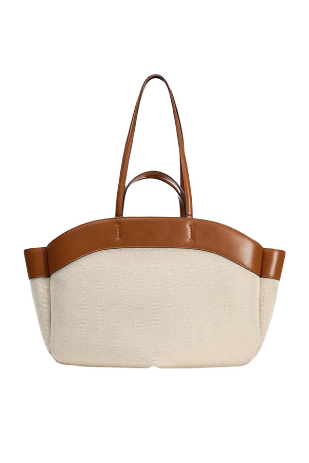 Shopper Canvas Zara Zara Zara Women's Shoulder Bag Contrast