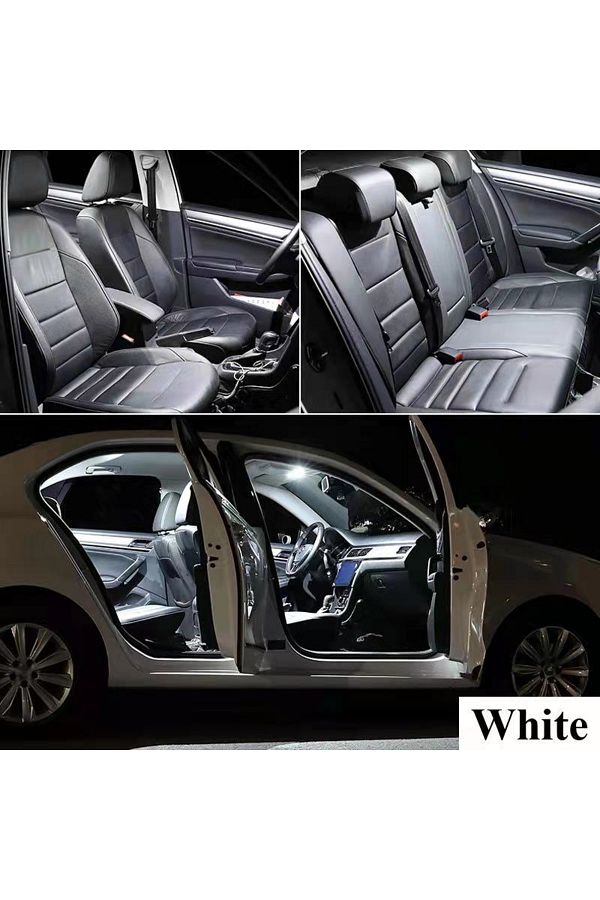 QIDEWIN-A4 S4 B6 B7-12pcs 6000k White Car Led Interior Light Canbus For Audi A3 8p 8v 8l A4 B5 B6 B7 B8 A5 8 1