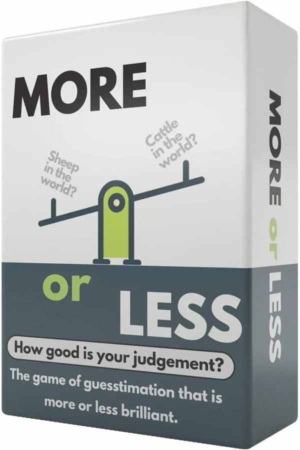 Choice-More or Less Original Edition Card Game - How Good Is Your Judgement? 2 Players + | Fun Family Pa... 1