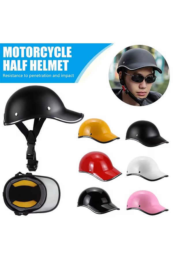 VKTECH Fashion Bike Helmet Extended Brim Baseball Hat Style Adult Electric Bicycle Helmets Impact Resist. Trendyol
