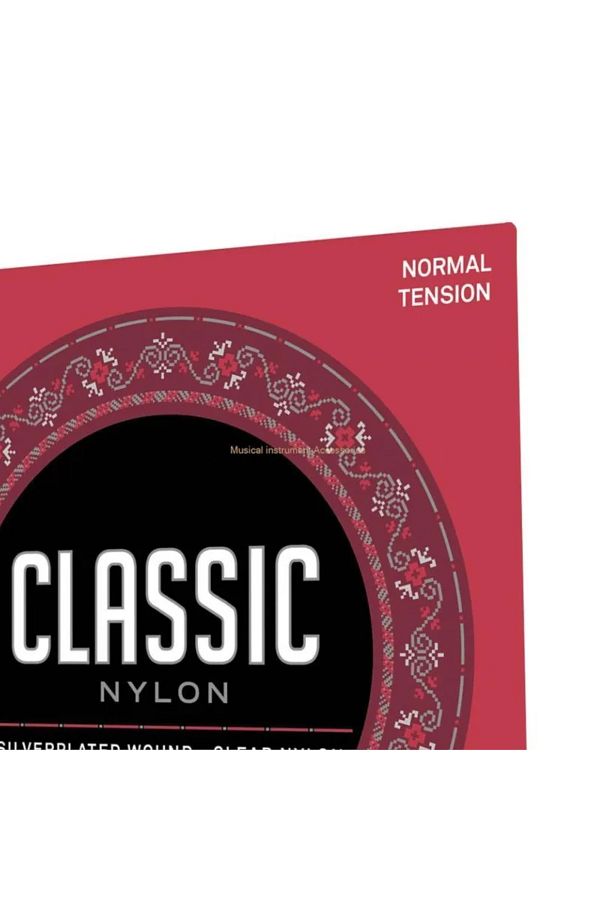 Choice EJ27N Nylon Guitar Strings Classical Guitar Strings Silver Plated Wrap Nylon Core Clear Student N. Trendyol