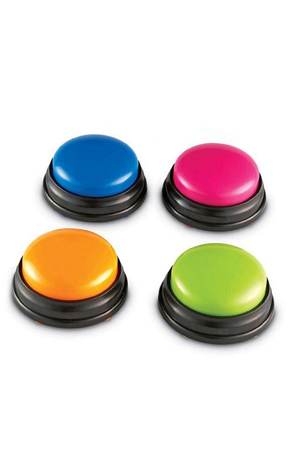Choice-Small Size Easy Carry Voice Recording Sound Button for Kids Interactive  Answering Buttons Orange... 1