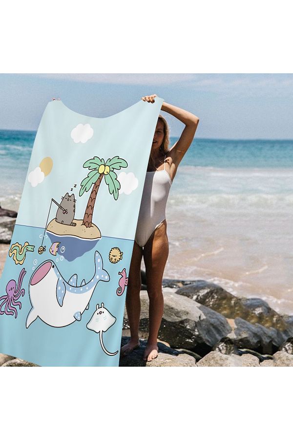 Pusheen bath towel 2025