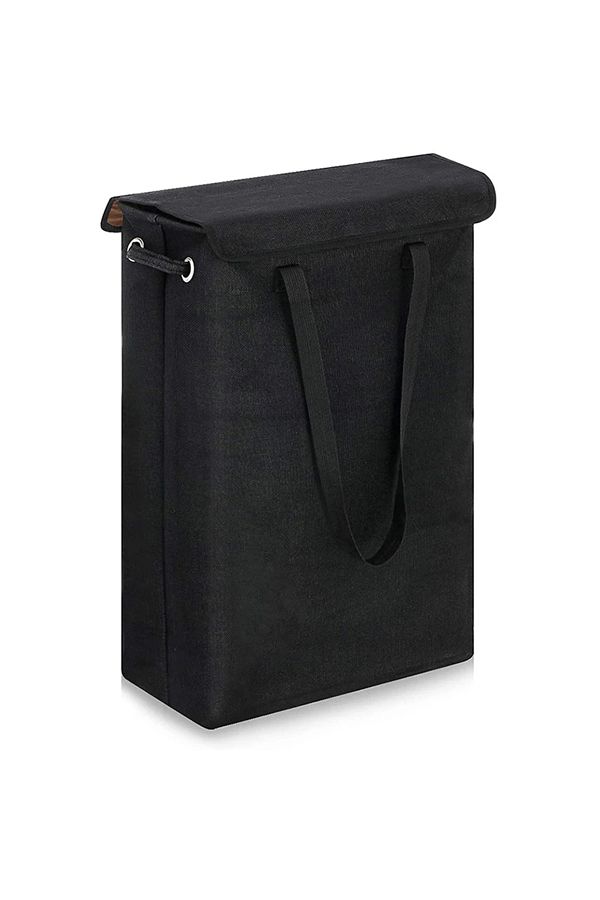 Choice-45L thin laundry basket with cover, narrow hand, fine hand, dirty laundry basket, bedroom, kinder... 1