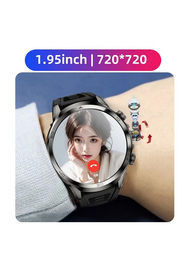Choice NEW Arrival H19 4G Full Netcom Smartwatch Android 9.0 With 1.95 inch Amoled Screen 900W Rotating Trendyol