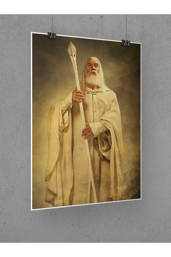 Saturn-Lord of the Rings Poster 45X60Cm Gandalf Banner - Thick Poster Paper Digital Printing 1