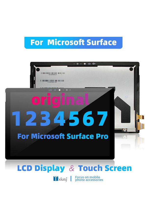 Choice-100% Test New LCD For Microsoft Surface Pro 1 3 4 5 6 7 LCD Display Touch Screen Digitizer Assemb... 1