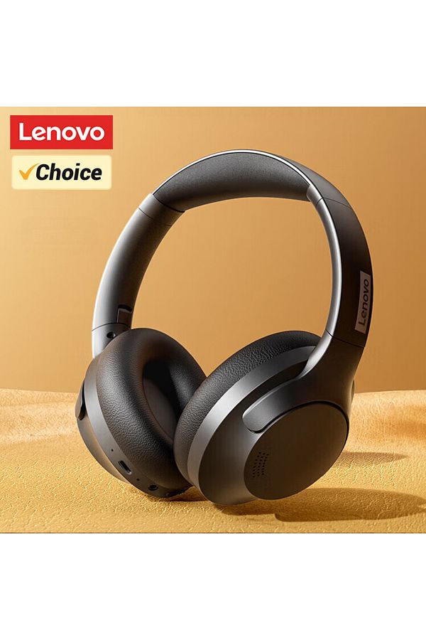 Choice Lenovo Bluetooth Earphones Noise Cancelling Headphones AUX Wired Wireless Over Ear Headset Gaming. Trendyol