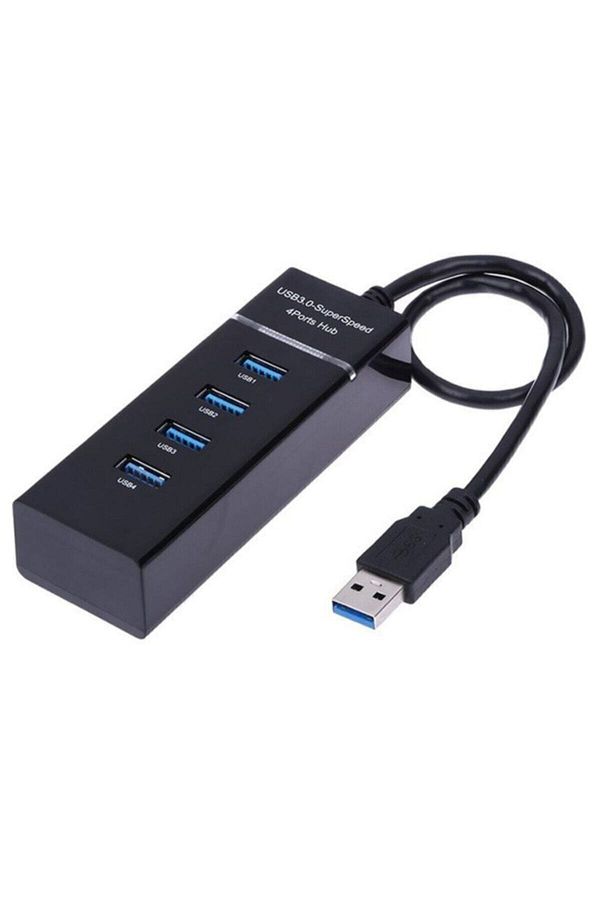 POLYGOLD-USB معدد 4 منفذ USB Hub 3.0 مضاءة منفذ USB النسخ المتماثل التبديل 1