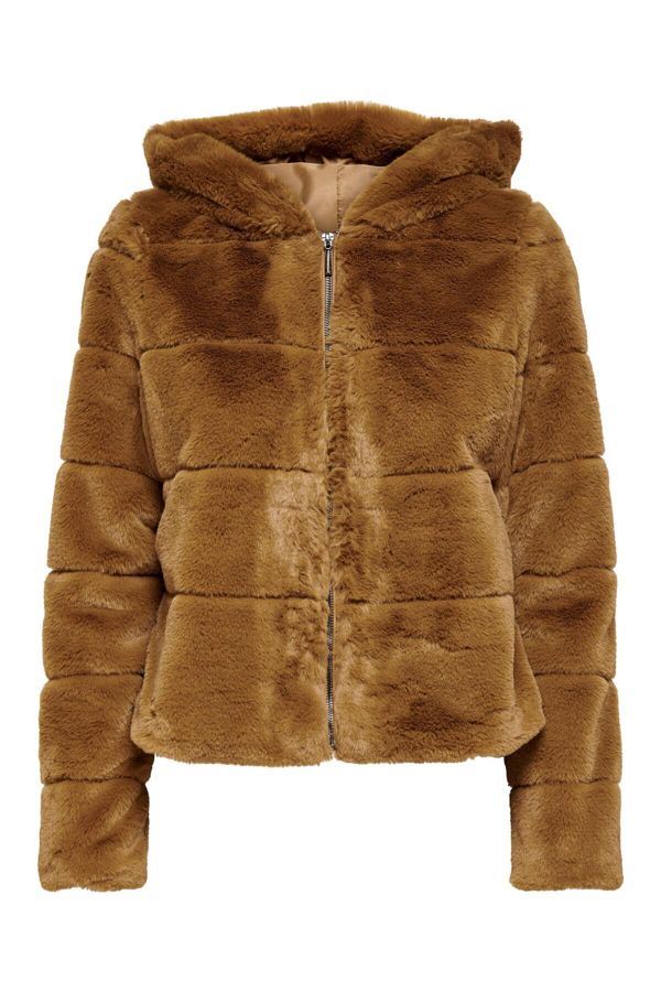 Only onlchris fur hooded jacket cc otw cheap