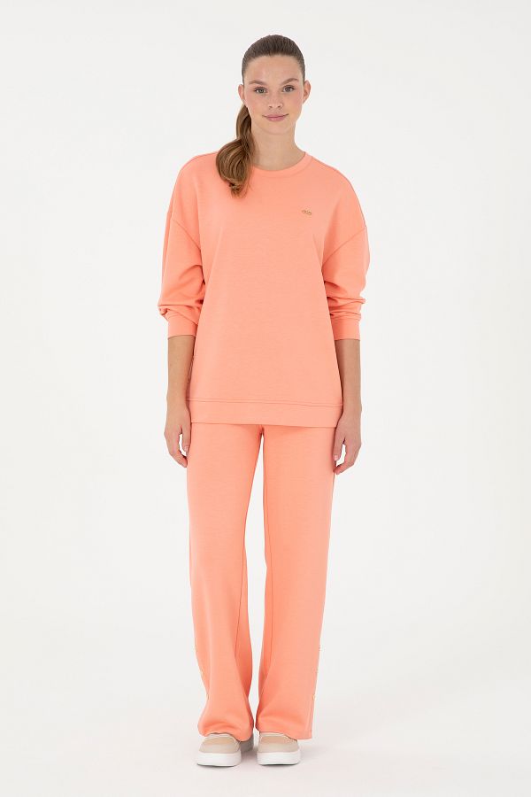 U.S. Polo Assn. Salmon Colored Women s Sweatpants 50297368 Vr047 Trendyol
