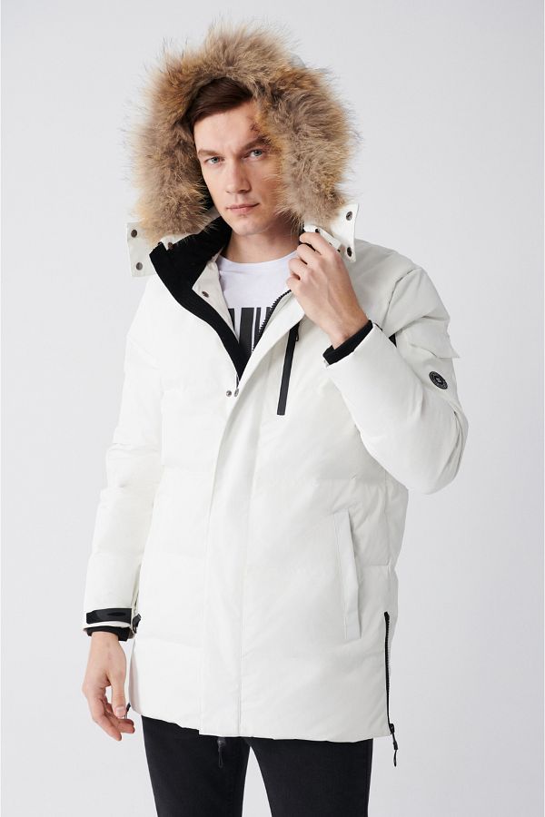 White thermal jacket on sale