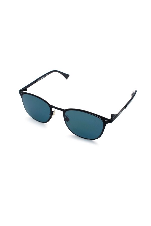 Diesel Unisex Black Smoked Policarbon Polarized Glass Steel Closed Frame Oval Round Sunglasses Dl5245 Trendyol