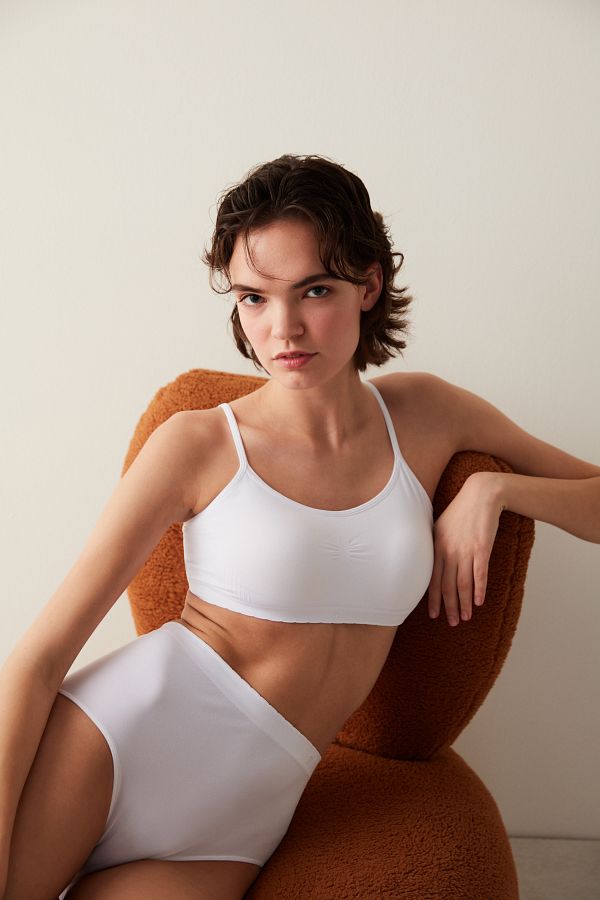 Penti-Weißes Nu Basic Slip-Höschen mit hoher Taille 1