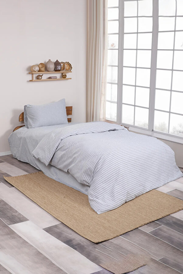 BEAUTIFUL BIRD Cotton Single Duvet Cover Set with Sheets Trendyol