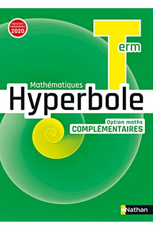 NATHAN-HYPERBOLE TERM - OPTION MATHS COMPLEMENTAIRES - MANUEL 2020 1