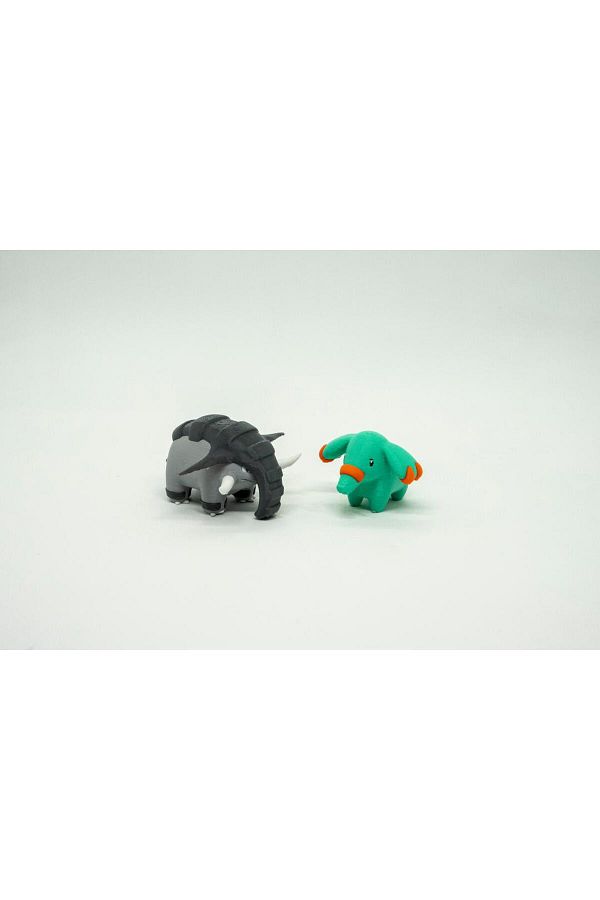 BloomLab-Phanpy - Donphan Pokemon 3D Model Evolution 2 Pieces Whole Set 1