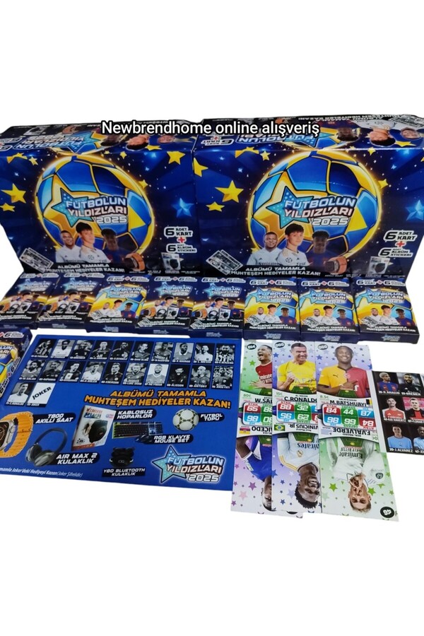 Genel Markalar Futbolun Yıldızları 2025 Albümü Tamamla Muhteşem Hediyeleri Kazan Son Güncel Transfer Oyun Seti