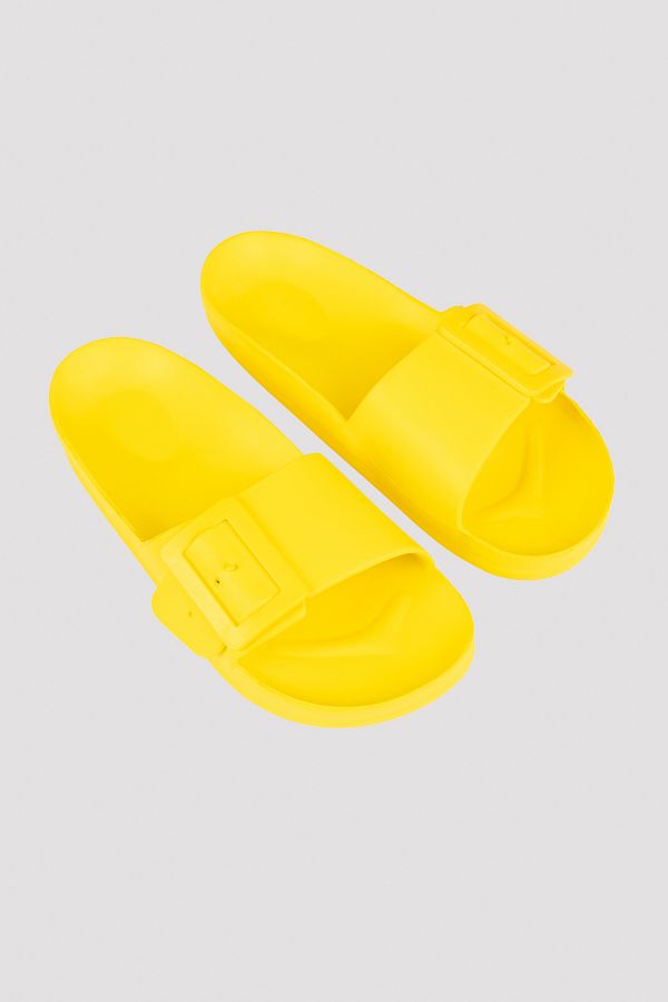 Penti-Saffron Big Buckle Slippers 1