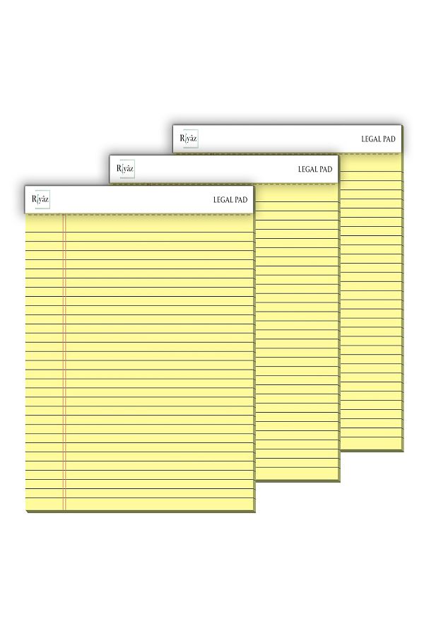 riyaz-3 Legal Pads - for Notepad, Notepad and Notebook, 50 Sheets, Wide Range of Lines 1