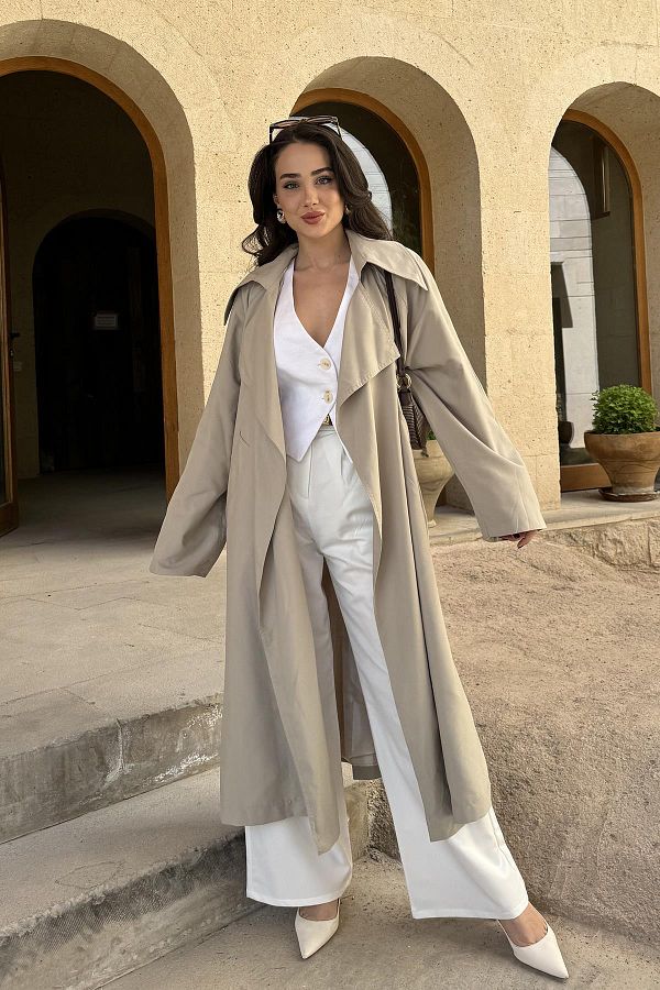 Thin trench coat womens on sale