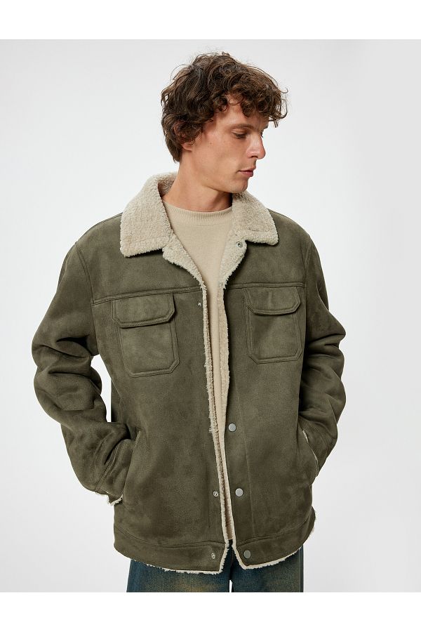 Suede look jacket on sale